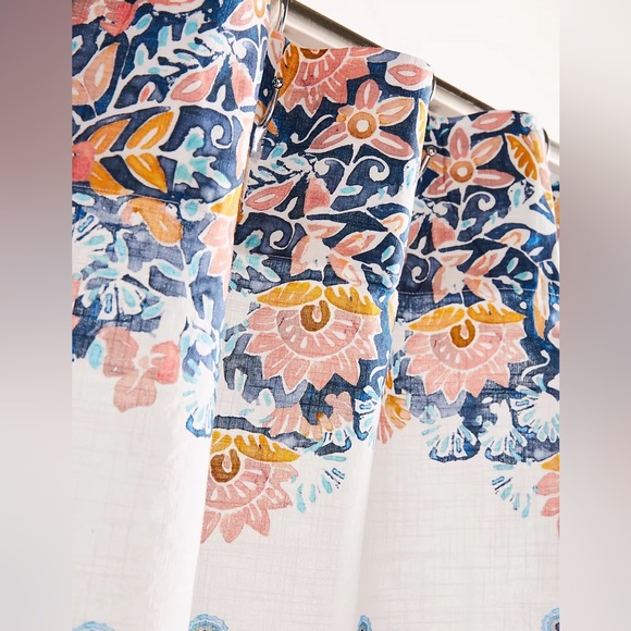 Anthropologie Bath Anthropologie Louisa Shower Curtain Poshmark